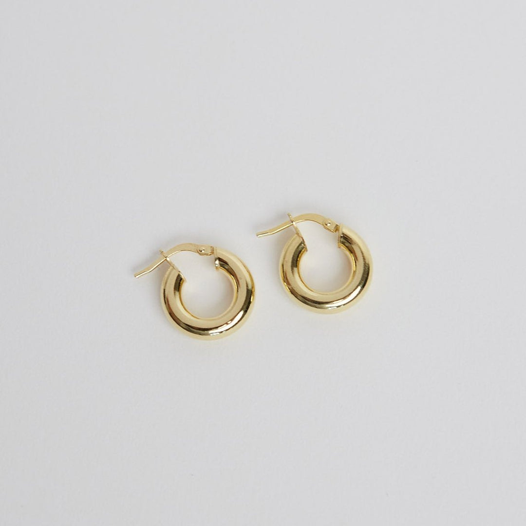 Earrings "Camille Hoops 16 mm" 925 Silver