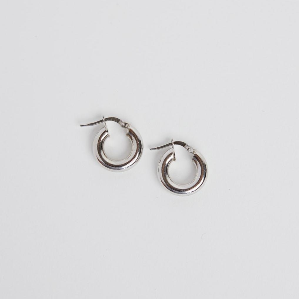 Earrings "Camille Hoops 16 mm" 925 Silver