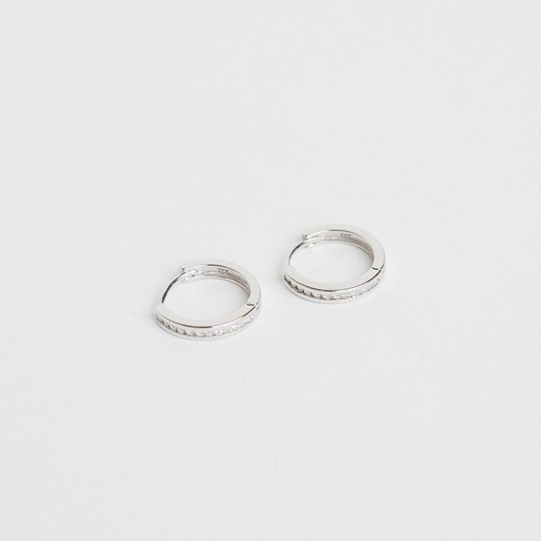 Earrings "Samantha Hoop" 925 Silver