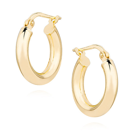 Earrings "Camille Hoops 16 mm" 925 Silver