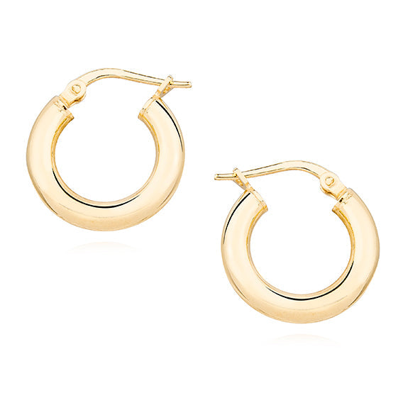 Earrings "Camille Hoops 16 mm" 925 Silver